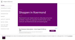 Desktop Screenshot of nl.shoppeninroermond.info