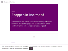 Tablet Screenshot of nl.shoppeninroermond.info